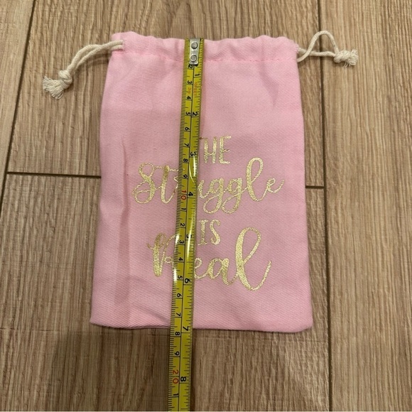 The Struggle is Real Drawstring Pouch - Picture 3 of 4